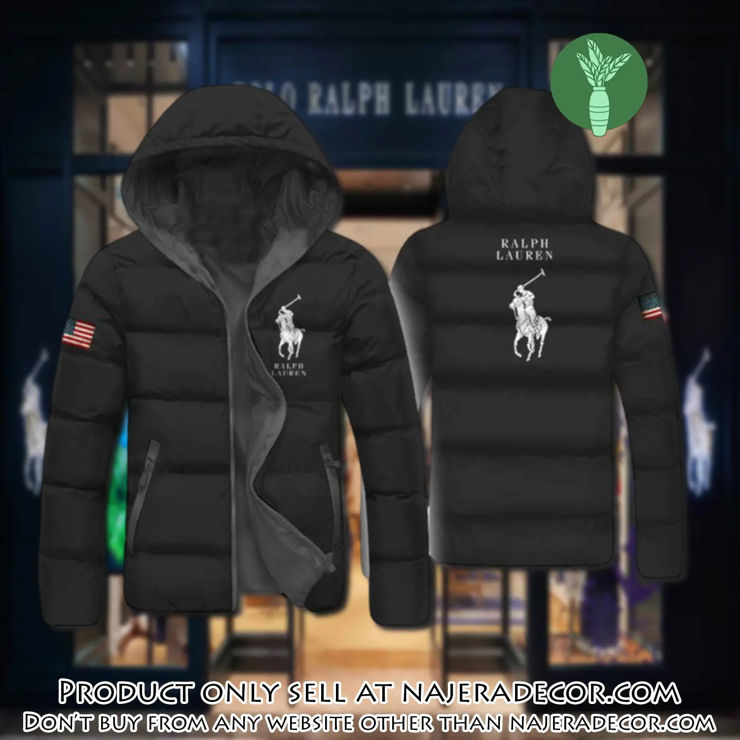 Ralph lauren downfilled coat ultralight down jacket outdoor jacket warm outwear dfj1019 njr3353063